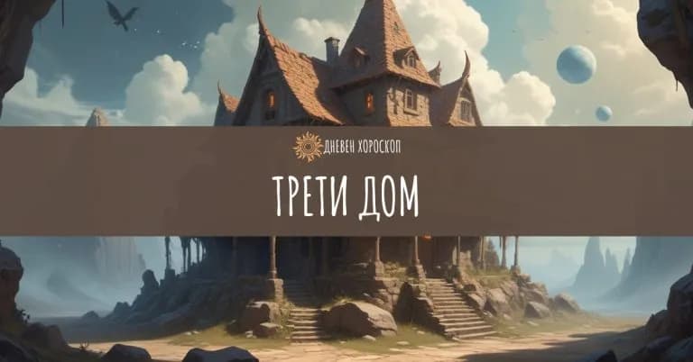 Трети дом в астрологията - Домът на комуникацията